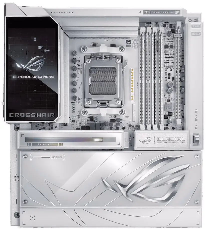 Montaje Placa Base ASUS ROG CROSSHAIR X870E GLACIAL Guadalajara Informático Guadalajara - Montaje Placa Base ASUS ROG CROSSHAIR X870E GLACIAL Guadalajara
