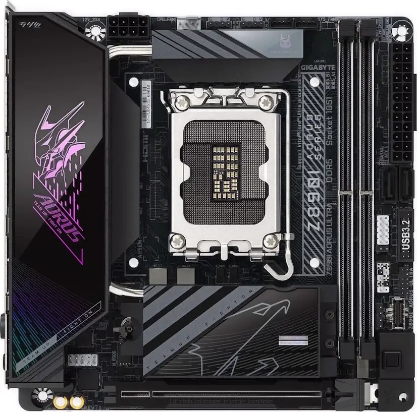 Montaje Placas Base Gigabyte Z890I AORUS ULTRA Gaming PC Guadalajara Montaje Placa Base Gigabyte Z890I AORUS ULTRA Gaming PC Guadalajara